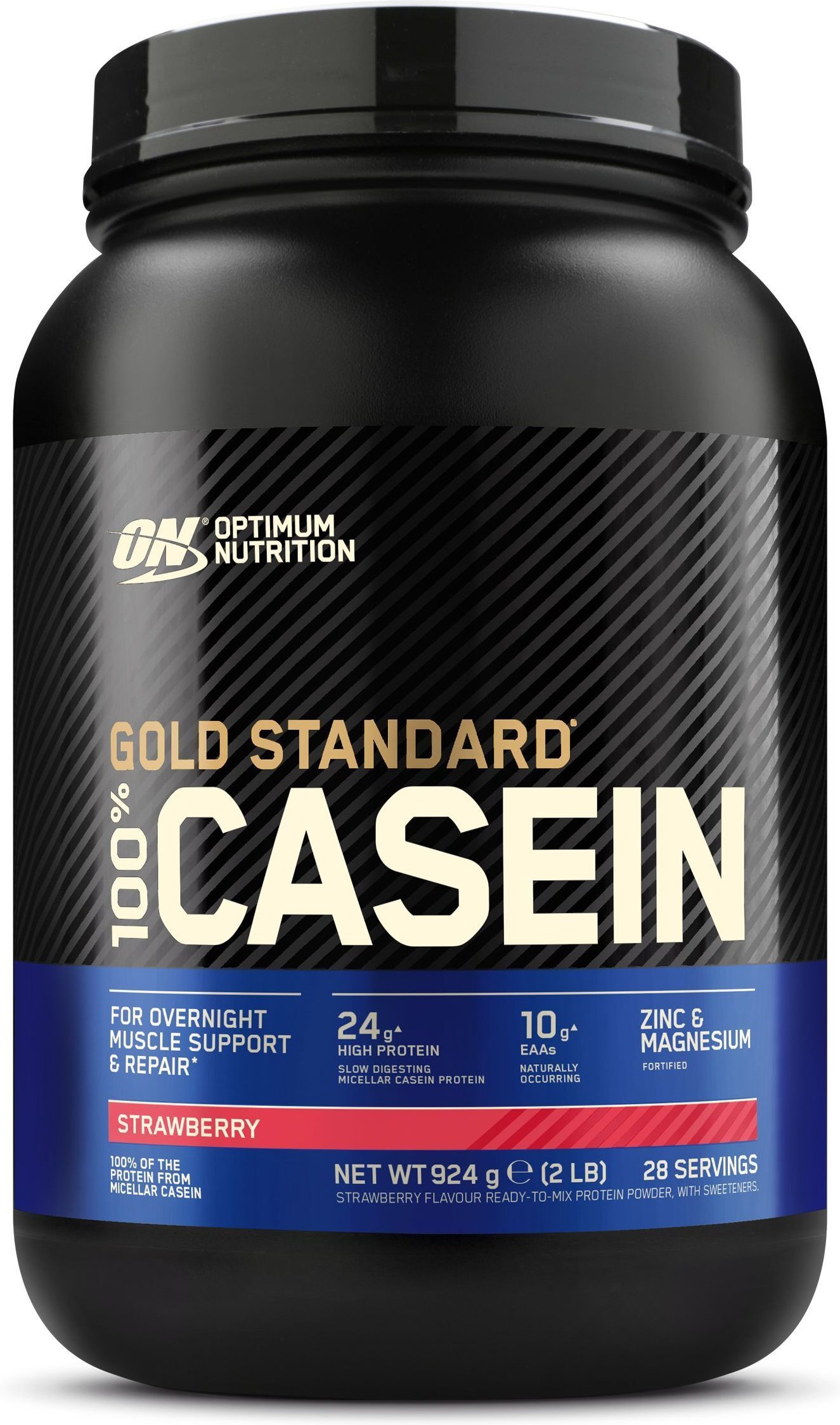 Thumbnail - Optimum Nutrition 100 % Casein, Erdbeere, Pulver 924 g