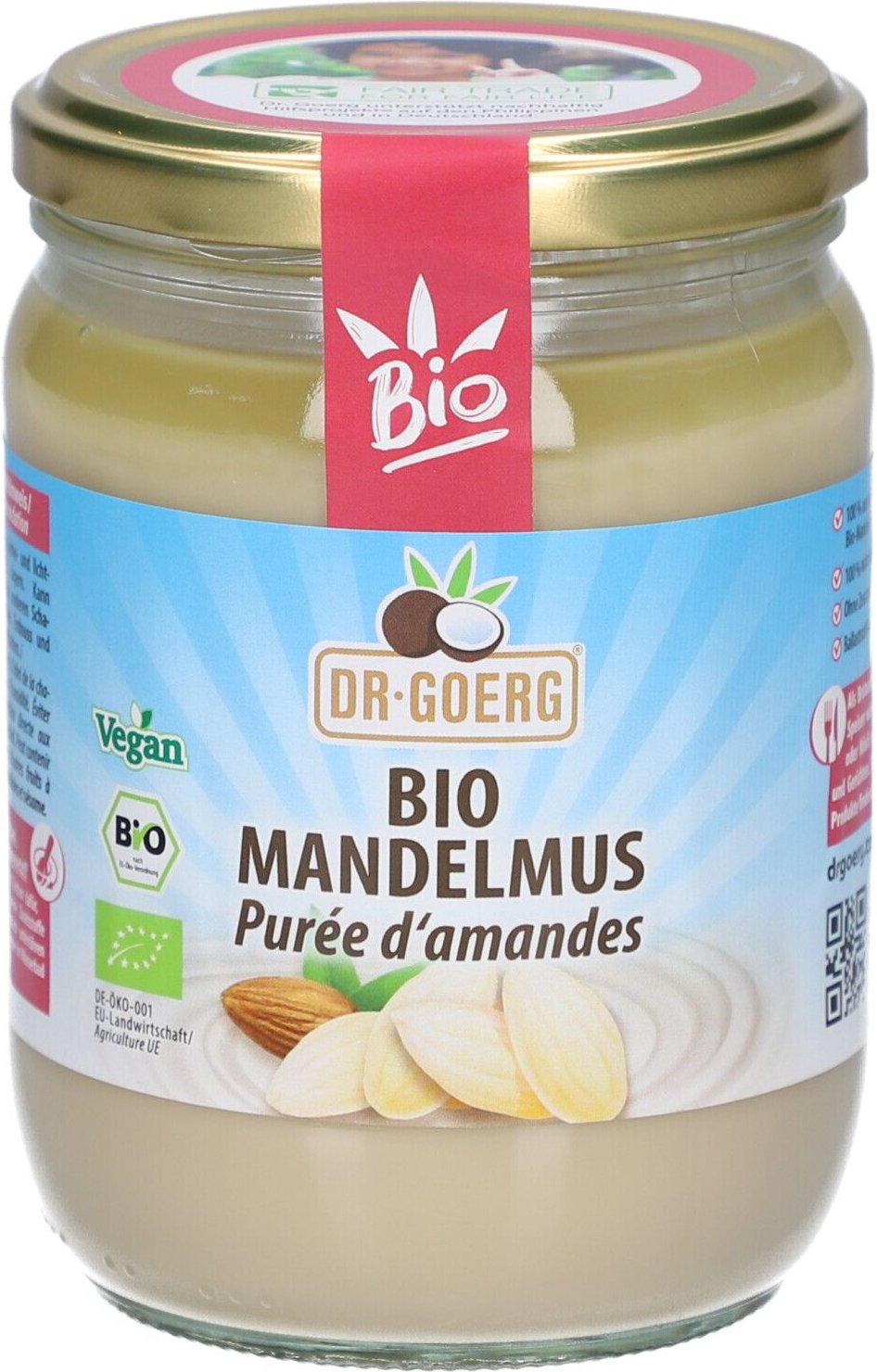 Bio-Mandelmus 500 g Creme