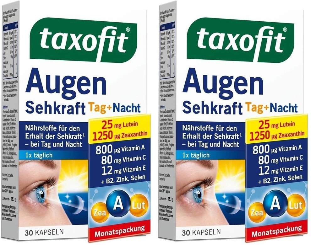Taxofit Augen Sehkraft Kapseln 2x 2x30 St