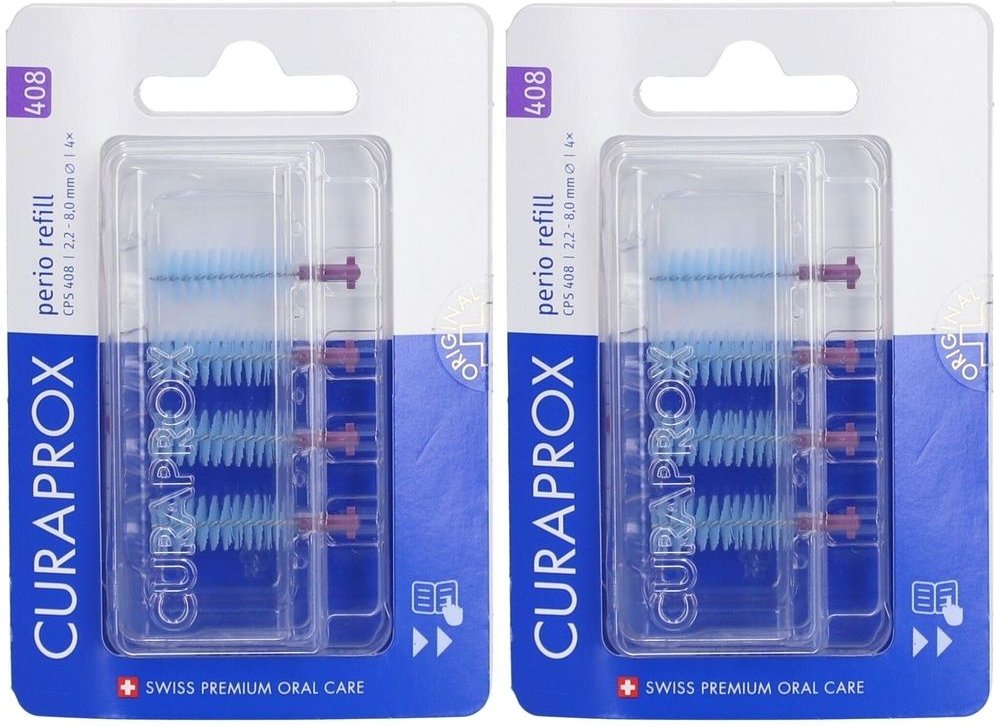 CURAPROx CPS 408 Idbrush x2 2x4 St Zahnbürste