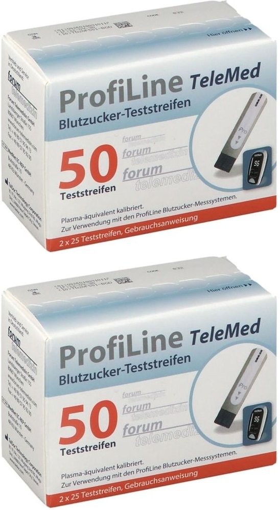 Profiline Teststreifen Cignus 2x 2x2x25 St