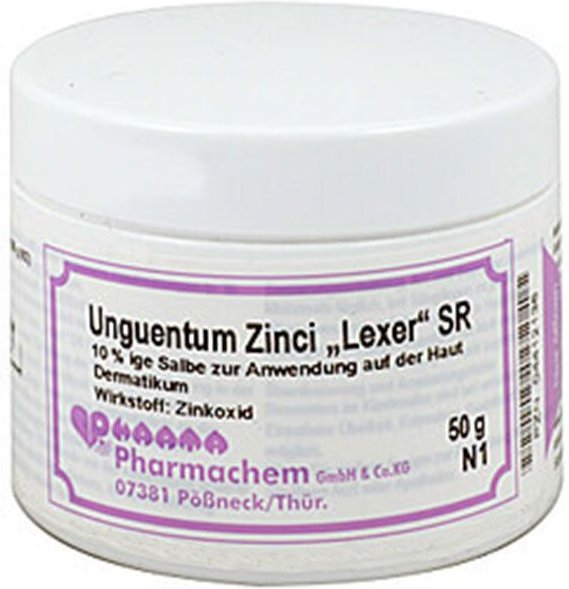 Unguentum Zinci Lexer SR 50 g Salbe