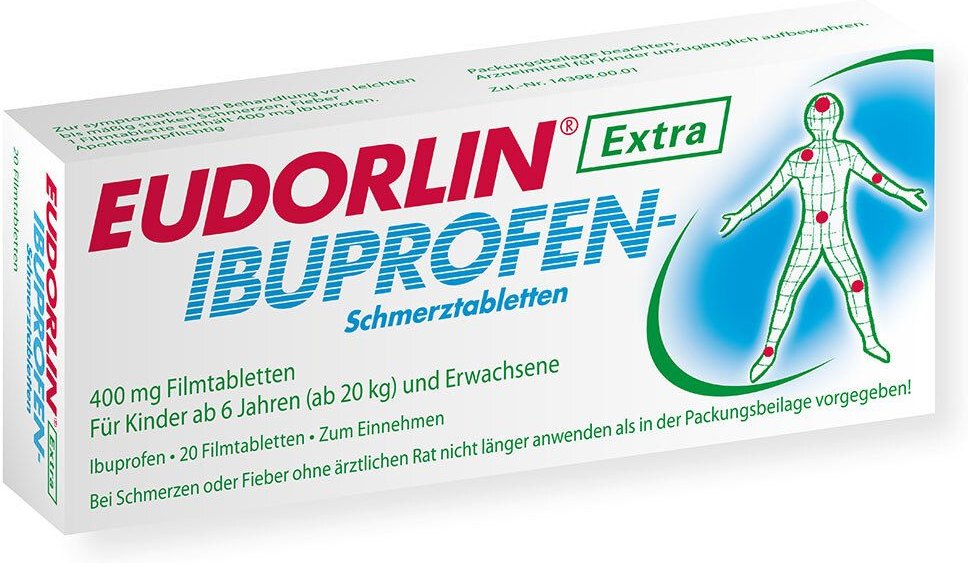 Eudorlin extra Ibuprofen Schmerztabletten