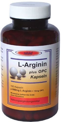 L-Arginin+Opc 600 mg Kapseln 100 St