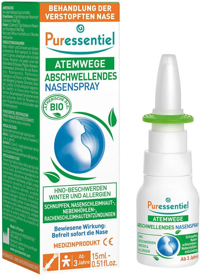 Puressentiel Atemwege abschwellendes Nasenspray 15 ml