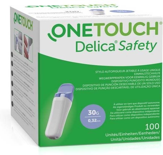 ONE Touch Delica Safety Einmalstechhilfe 30 G 100 St Lanzetten