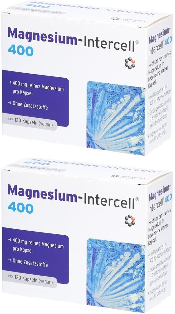 Magnesium-Intercell 400 Kapseln 2x 2x120 St