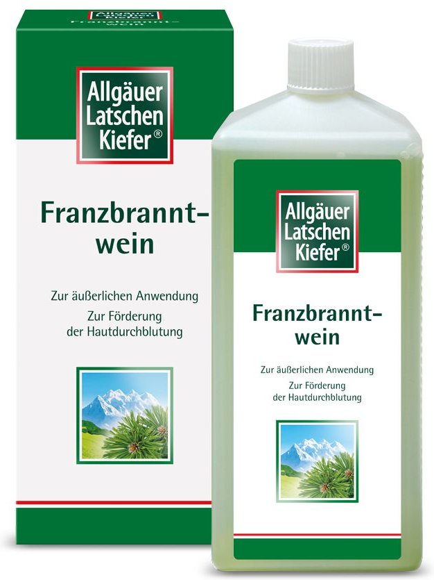 Thumbnail - Allgäuer Latschenk. Franzbranntwein extra stark 1000 ml Lösung