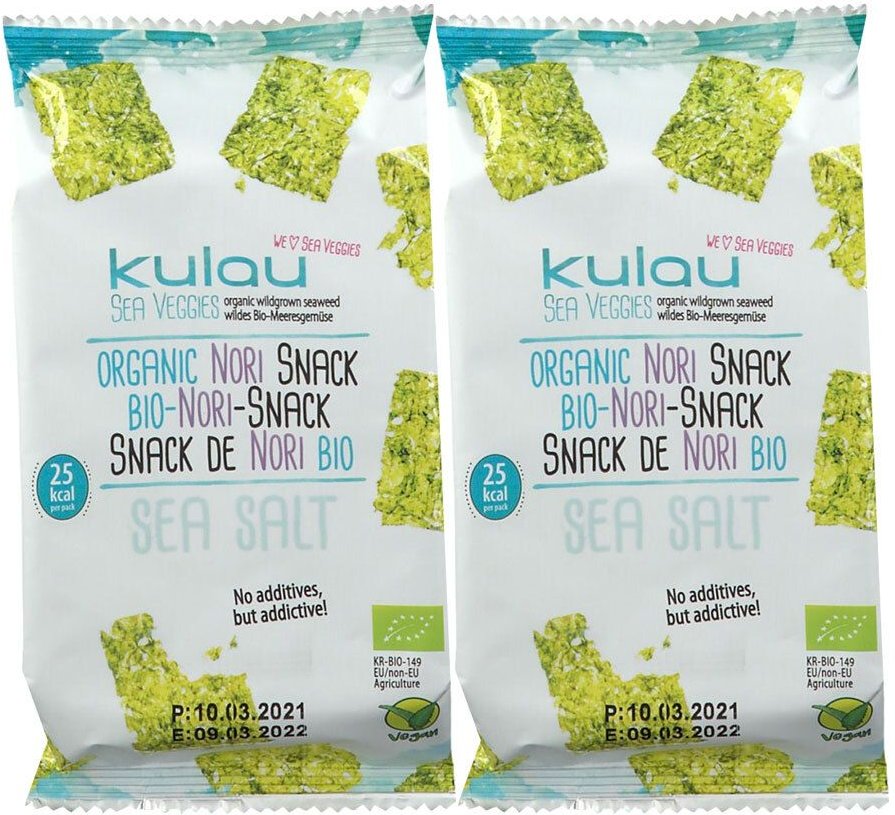 Kulau Bio Nori Algen-Snack 2x4 g Sonstige