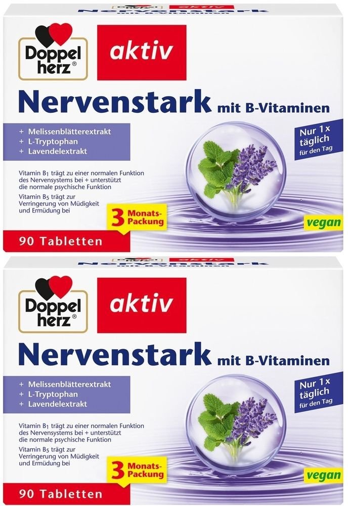 Doppelherz Nervenstark Tabletten 2x 2x90 St
