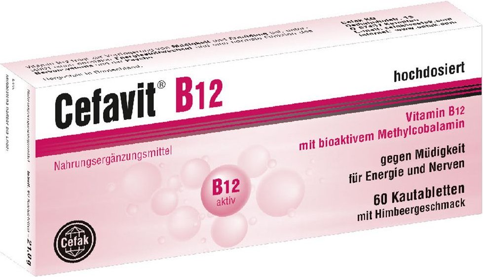 Cefavit B12 Kautabletten 60 St