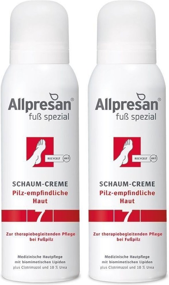 Allpresan Fuß spezial Nr.7 Fußpilz Schaum 2x 2x125 ml