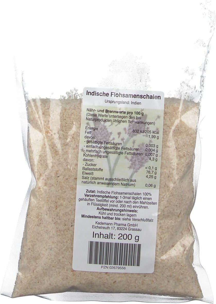 Indische Flohsamenschalen 200g