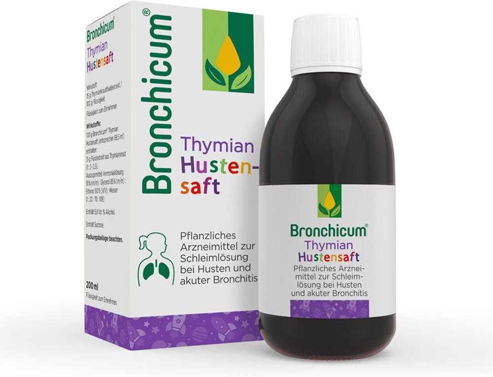 Bronchicum Thymian Hustensaft 200 ml Saft