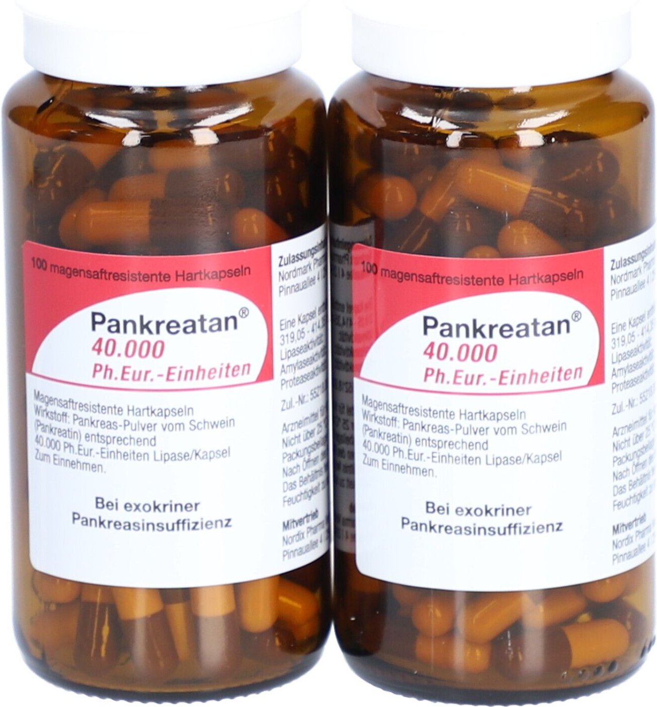 Pankreatan 40.000 Ph.Eur.-Einheiten magensaftresistent Hartkapseln