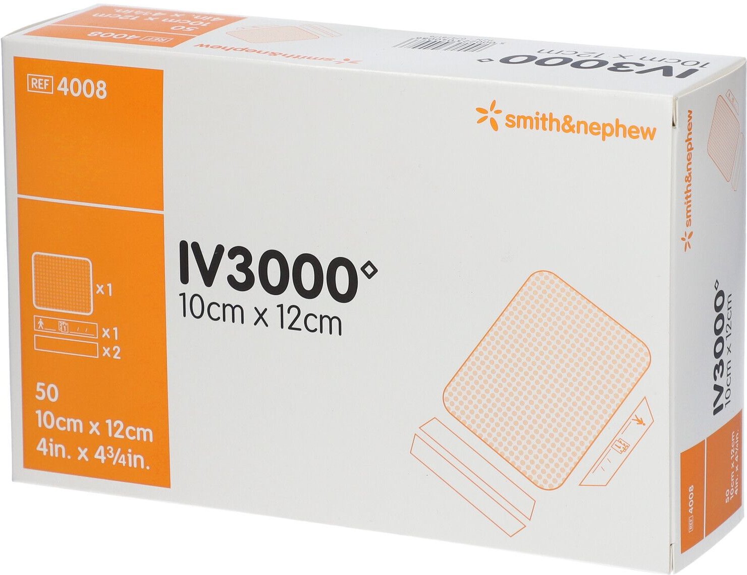 Opsite IV 3000 10x12 cm transp.Kanülenfixier. 50 St Verband