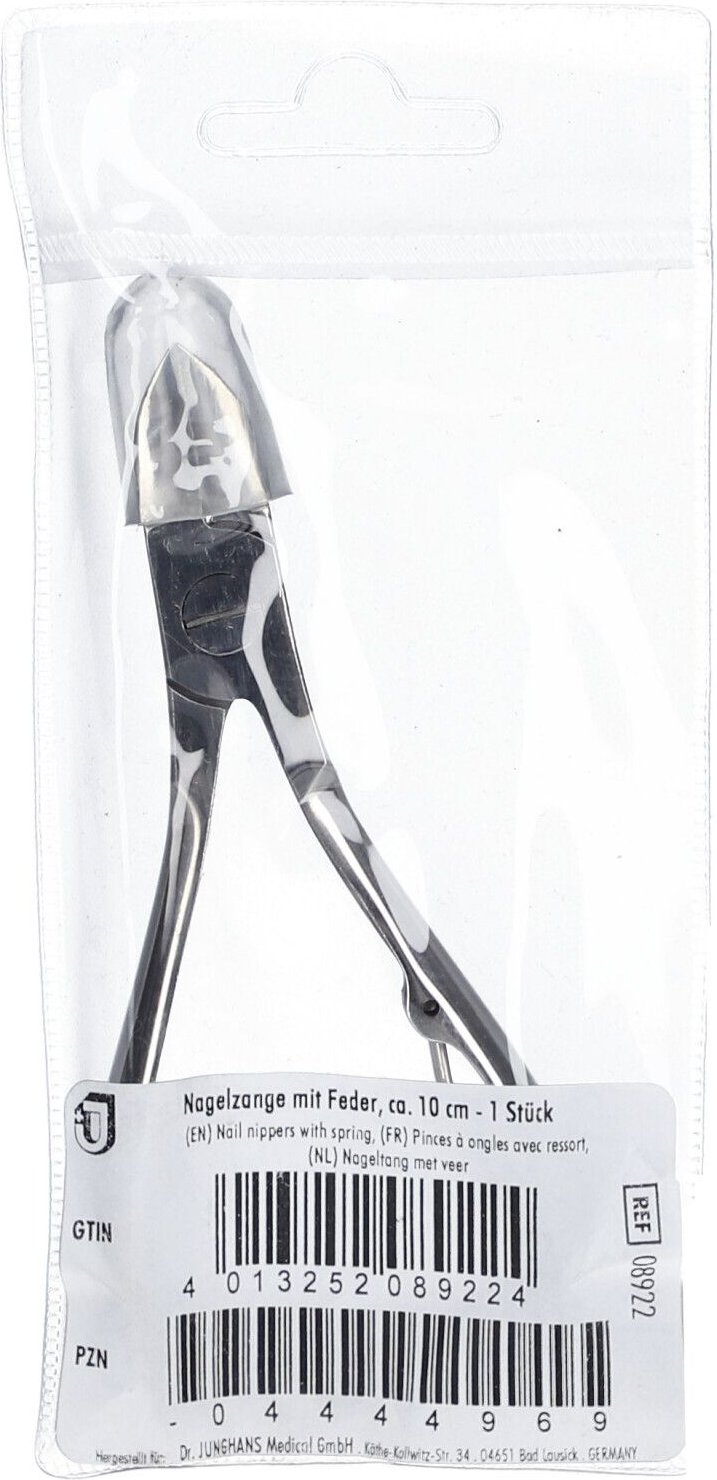 Nagelzange 10 cm mit Feder 1 St Nagelknipser