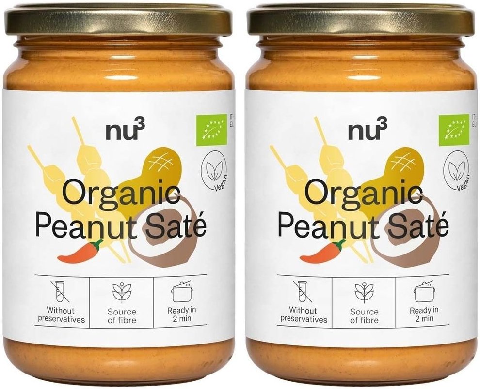 nu3 Organic Peanut Saté x2 2x320 g Sonstige