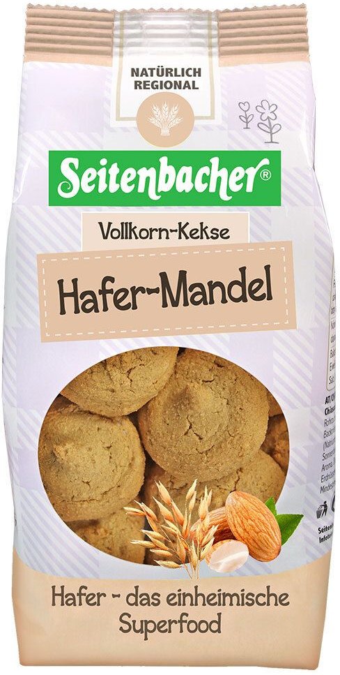 Seitenbacher Vollk. Hafer - Mandel Keks 200 g Kekse