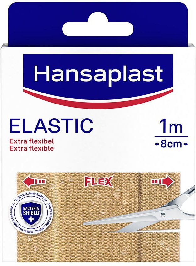 Hansaplast Elastic Pflaster 8 cmx1 m 1 St