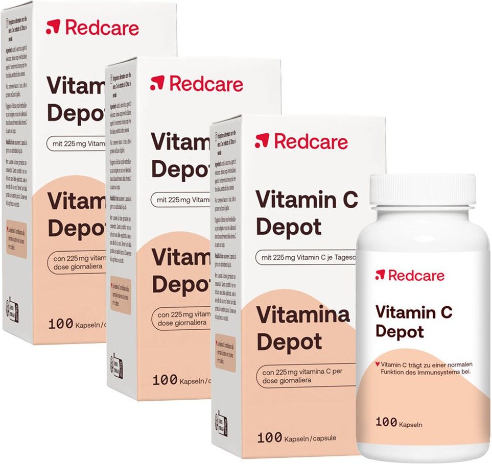 Vitamin C Depot Redcare 3er-Pack 3x100 St Kapseln
