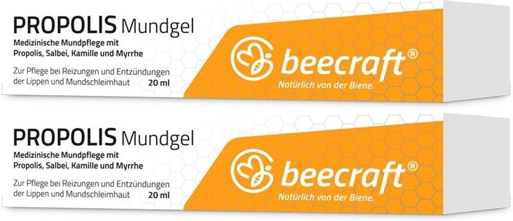 Beecraft Propolis Mundgel 2x 2x20 ml