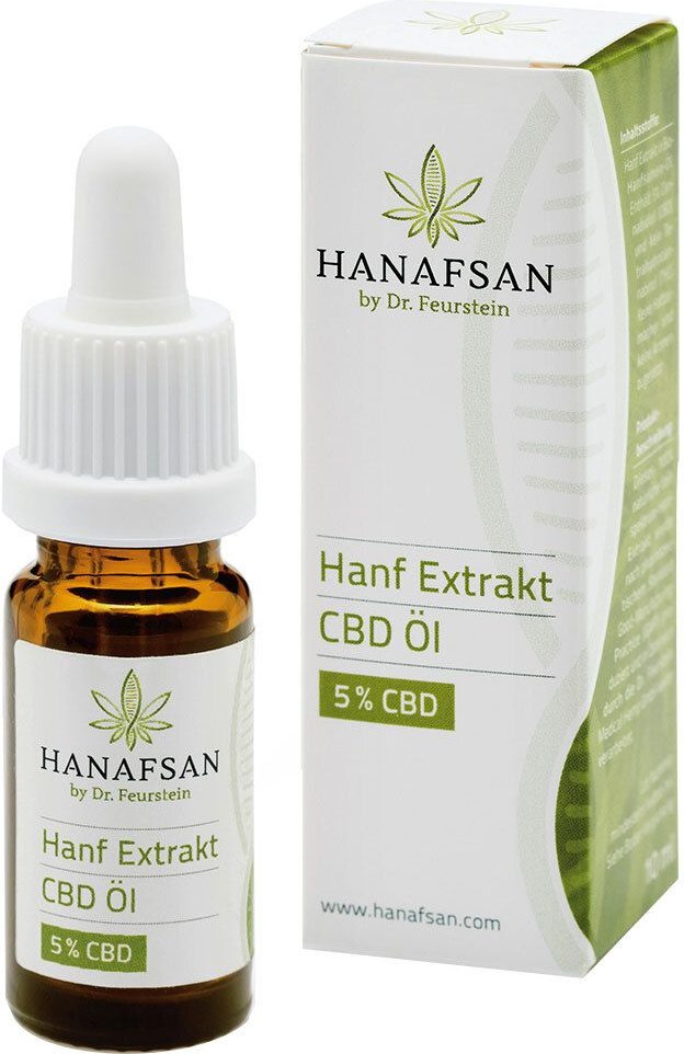 Thumbnail - CBD OEL 5% Hanafsan 10 ml Tropfen zum Einnehmen