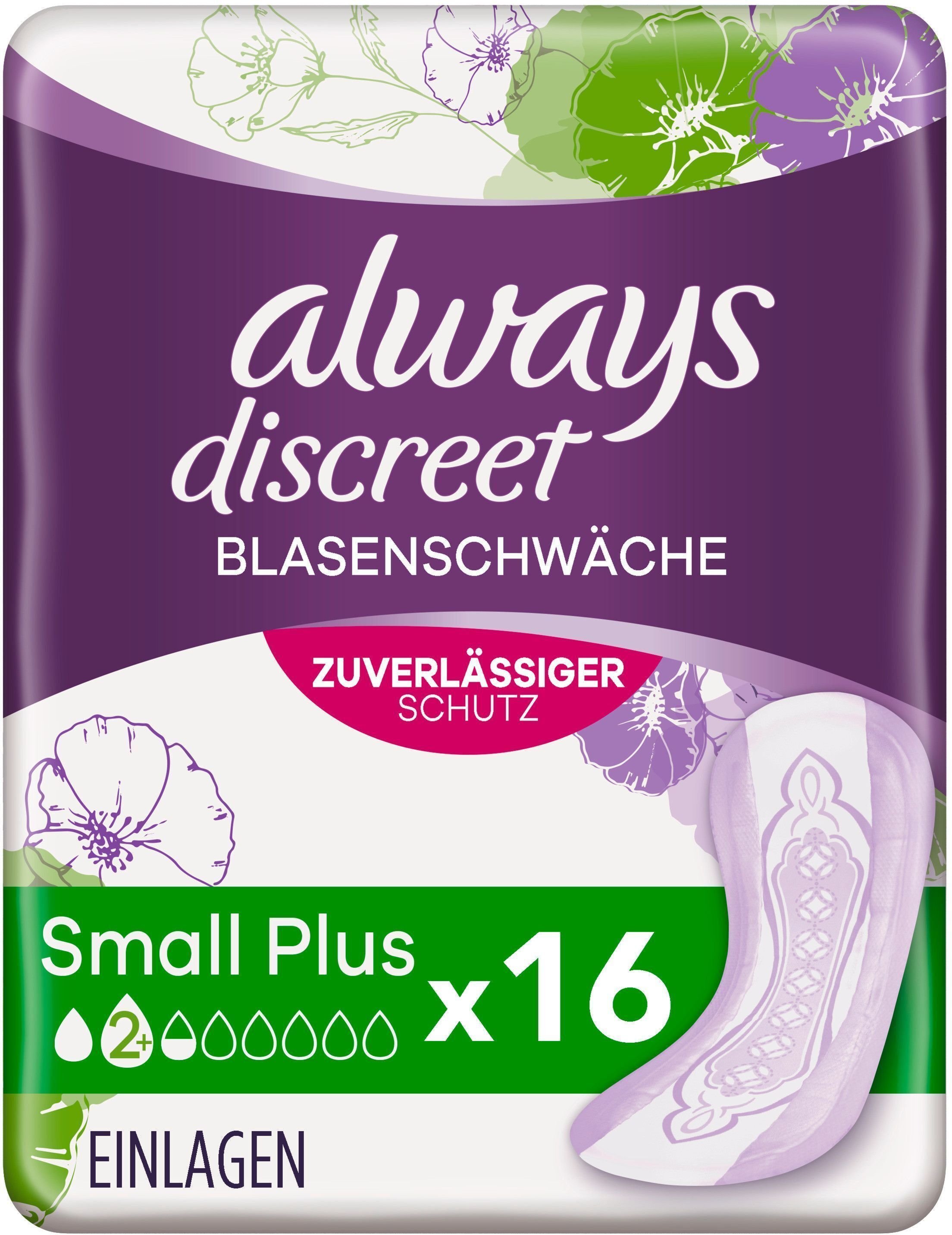 Thumbnail - Always discreet Inkontinenz Einl.small plus 16 St Binden