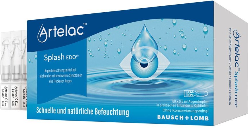 Artelac Splash EDO Augentropfen 60x0,5 ml