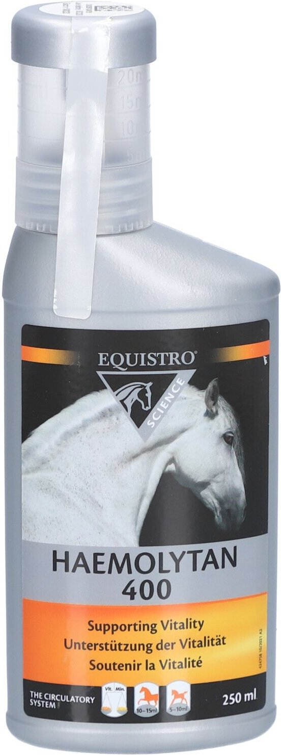 Equistro Haemolytan 400 Erg.Futterm.flüss.f.Pferde 250 ml Flüssigkeit