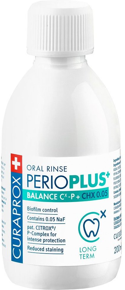 Curaprox perio Plus+ Balance Mundspülung CHX 0,05% 200 ml Mundwasser