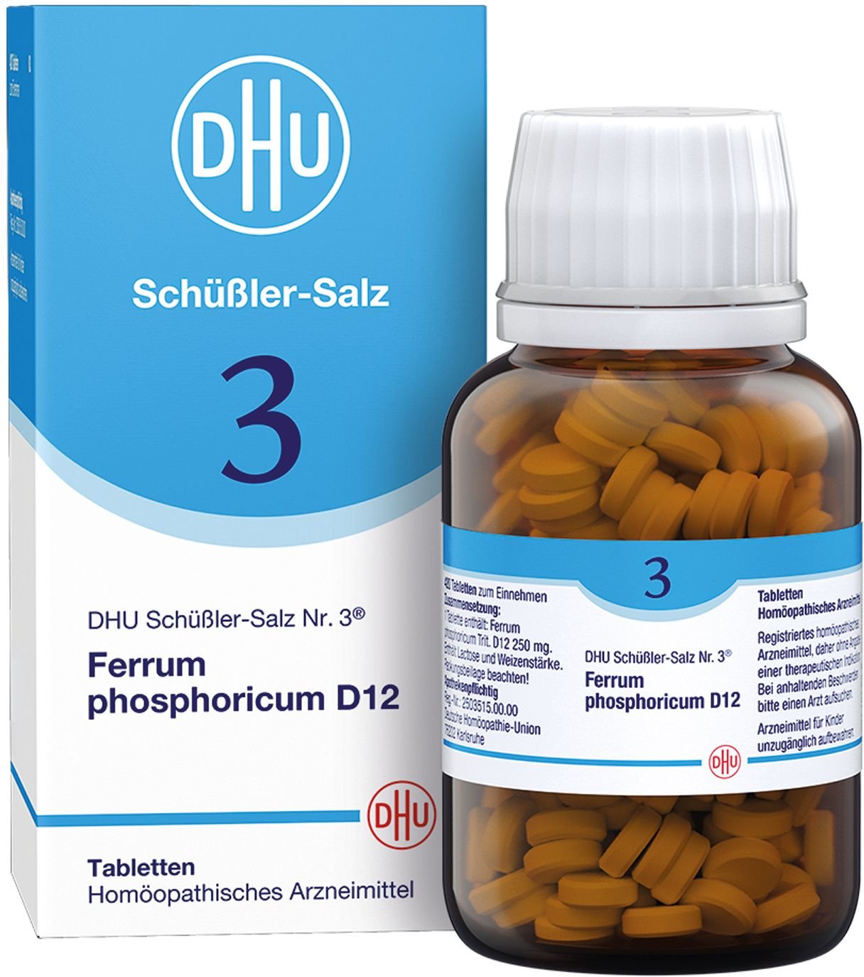 Thumbnail - Biochemie DHU 3 Ferrum phosphoricum D 12 Tabletten 420 St