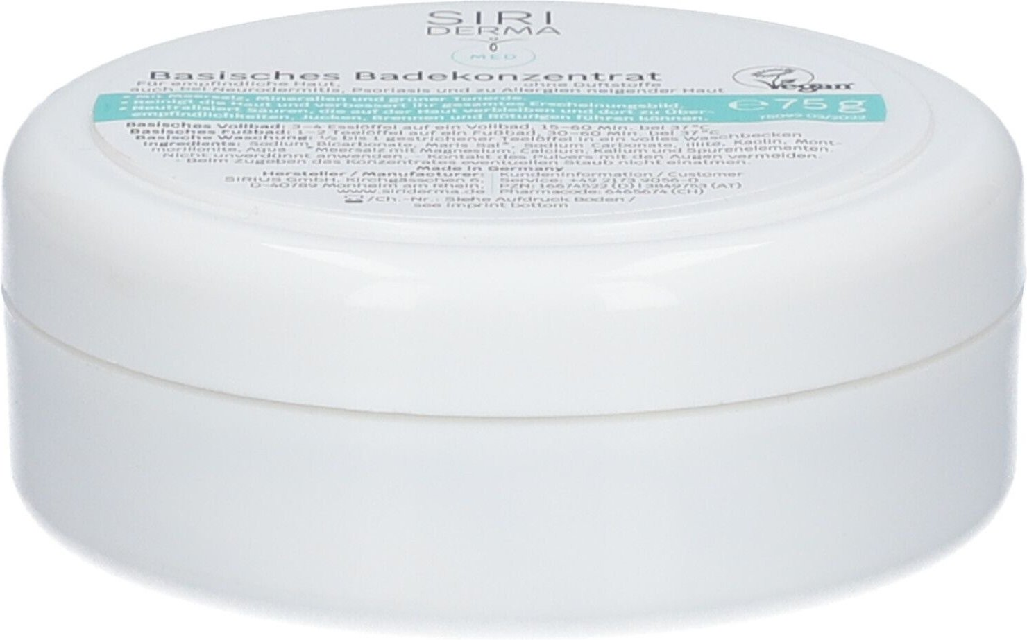 Thumbnail - Siriderma Basisch BD Konz 75 g Bad