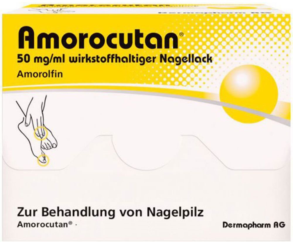 Amorocutan 50 mg/ml wirkstoffhaltiger Nagellack 6 ml Wirkstoffhaltiger