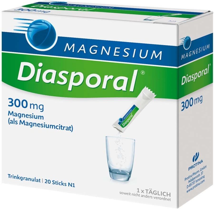 Magnesium Diasporal 300 mg Granulat 20 St