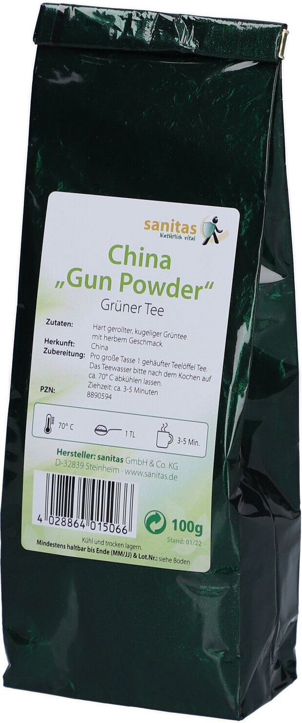 Grüner TEE Gunpowder 100 g Tee