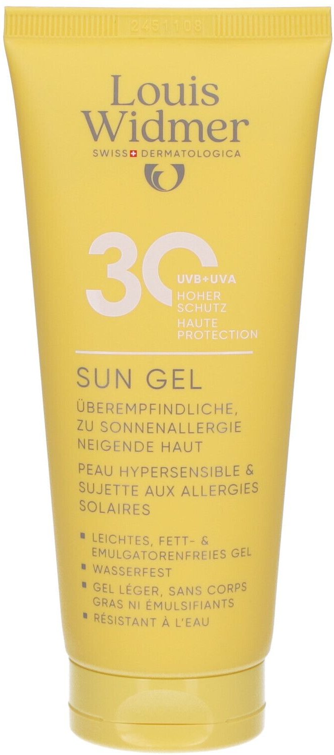 Widmer Sun Gel 30 l.P. 100 ml