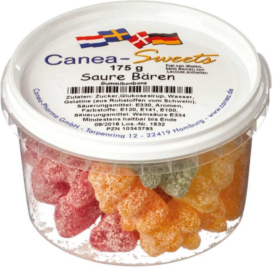 Saure Bären Bonbons 175 g