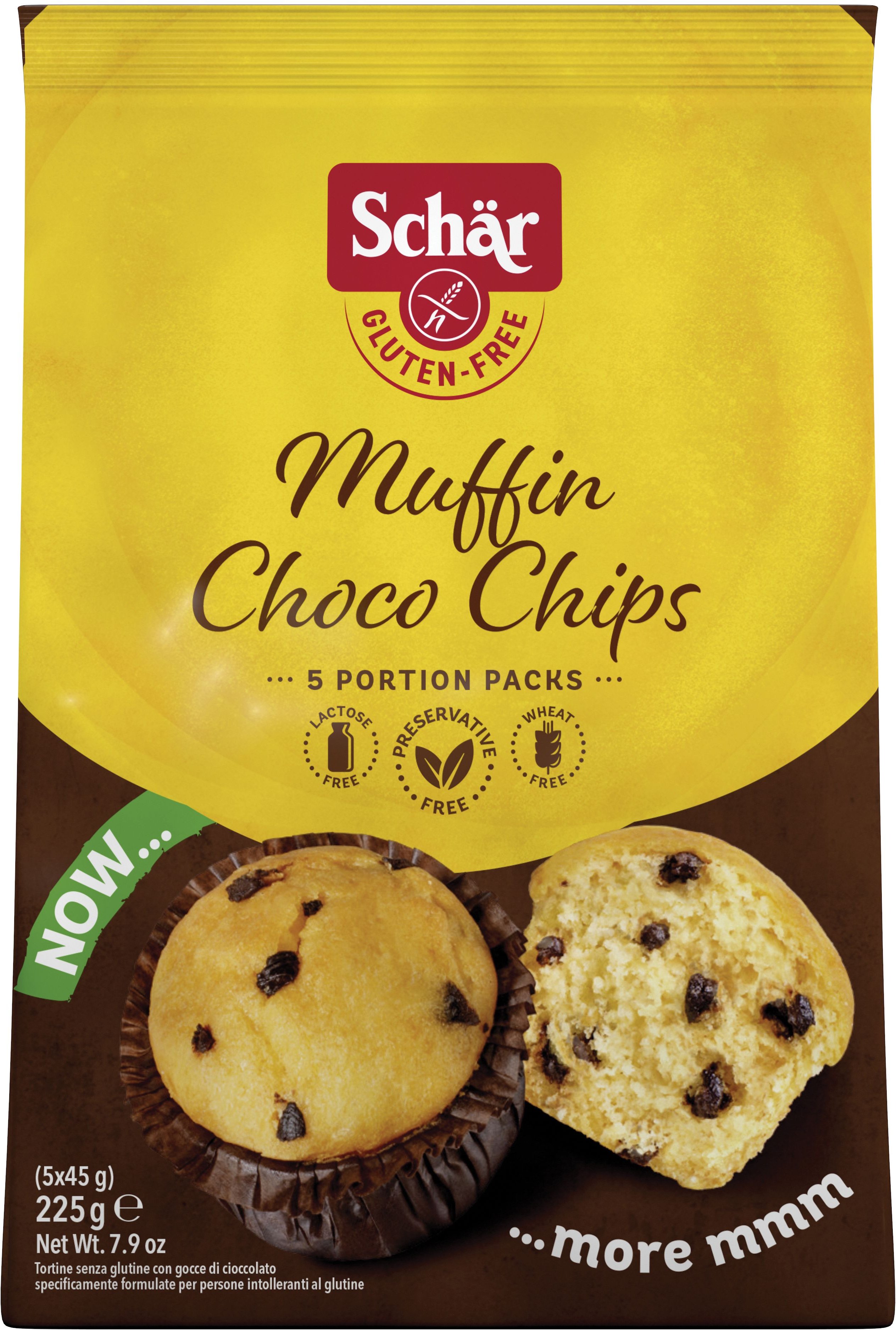 Schar Muffin Choco Chip 225G 225 g Sonstige
