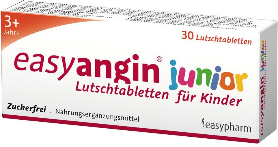 Easyangin Junior Lutschtabl KDR 30 St Lutschtabletten