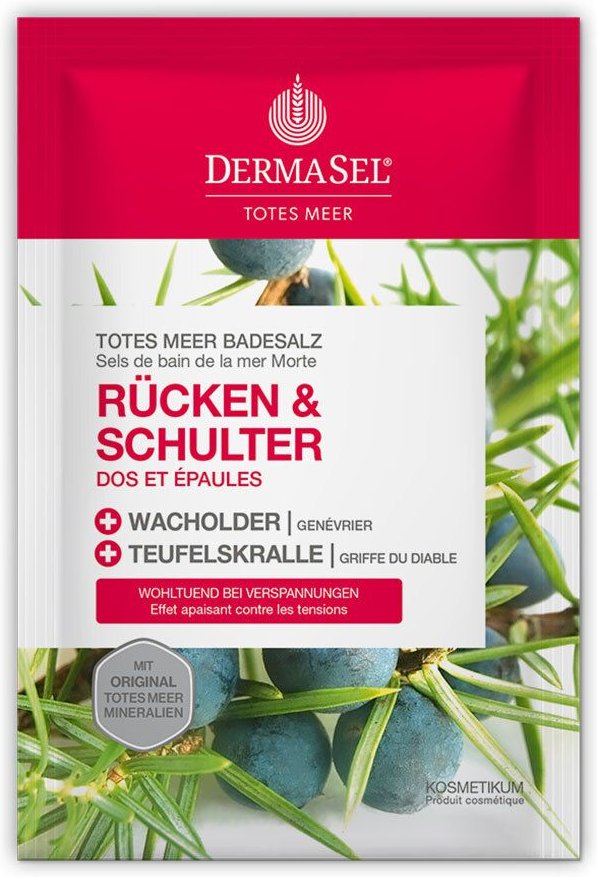 Dermasel Totes Meer Badesalz Rücken & Schulter 80 g