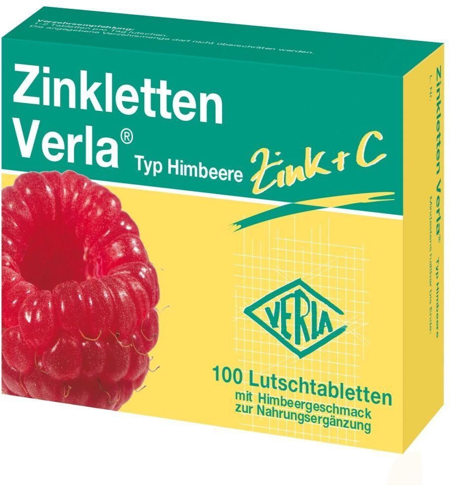 Zinkletten Verla Himbeere Lutschtabletten 100 St