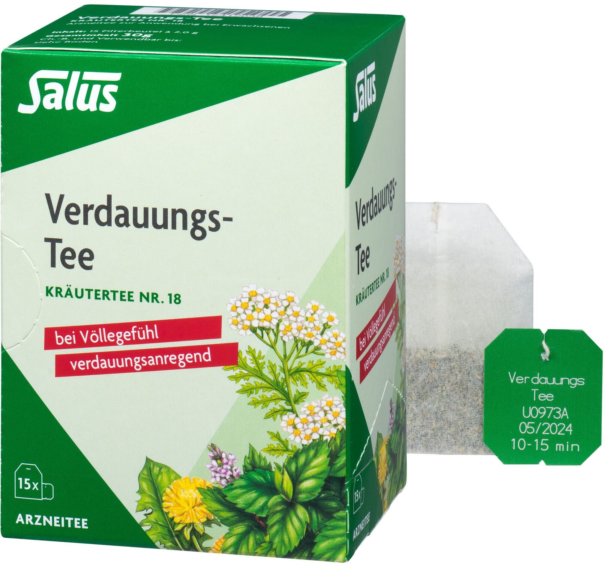 Thumbnail - Verdauungs-Tee Kräutertee Nr.18 Salus Filterbeutel 15 St