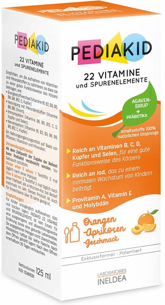 Pediakid 22 Vitamines Sirup 125 ml