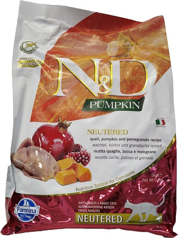 N&D CAT Pumpkin Neut Quail 5KG 5000 g Futter