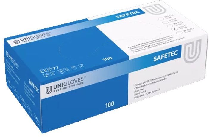 Thumbnail - Handschuhe Einmal Latex puderfrei L 100 St