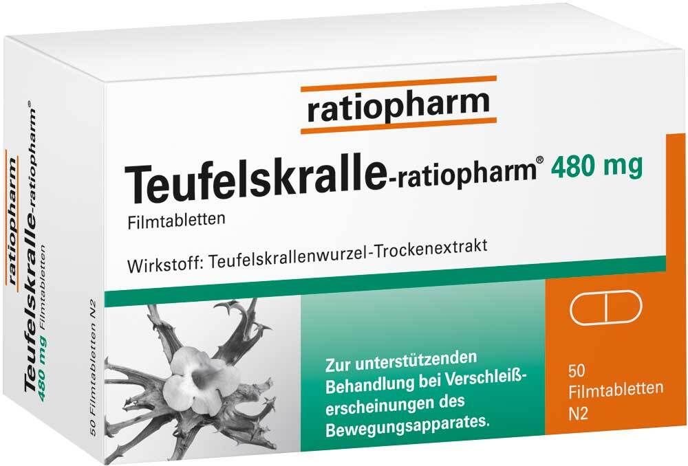 Teufelskralle-Ratiopharm Filmtabletten 50 St