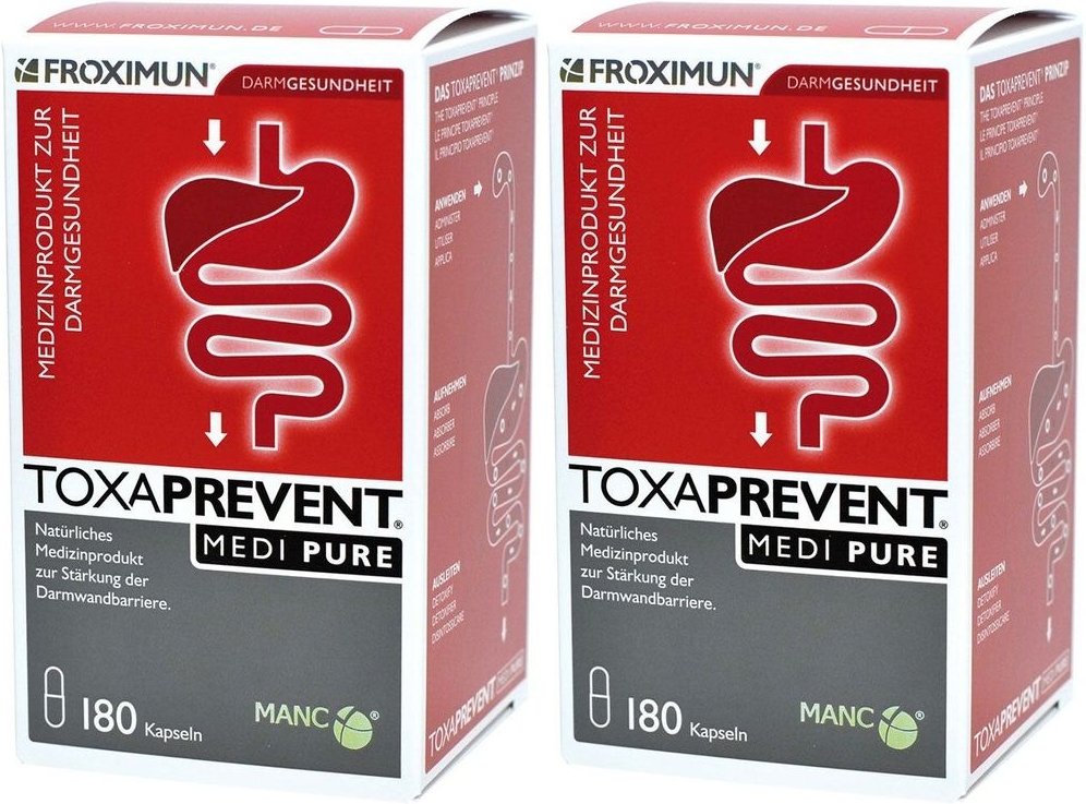 Froximun Toxaprevent Medi Pure Kapseln 2x 2x180 St