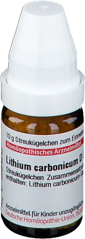 Lithium Carbonicum D 200 Globuli 10 g