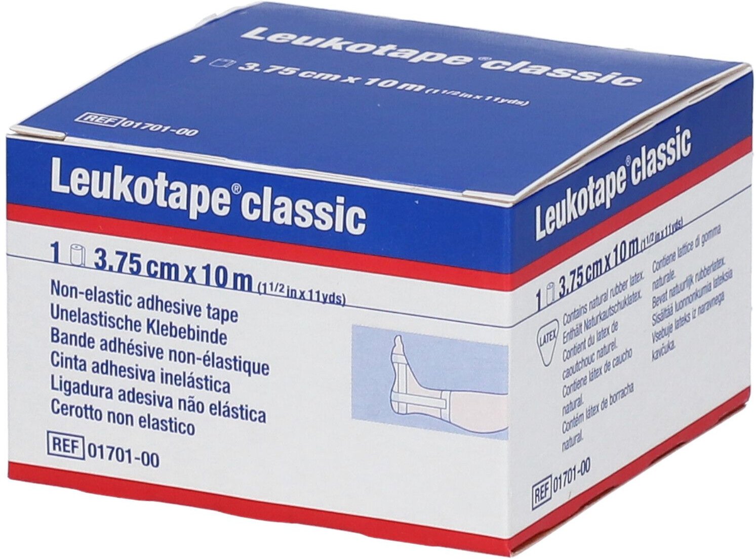Leukotape Classic 3.75cm x 10m 1 St Kombipackung